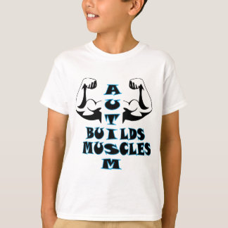 CAMISETA O AUTISMO CONSTRÓI OS MÚSCULOS