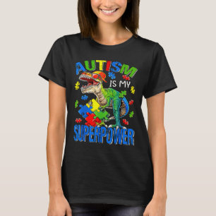 Camiseta O Autismo É O Meu Superpoder Autismo Meninos Sensi