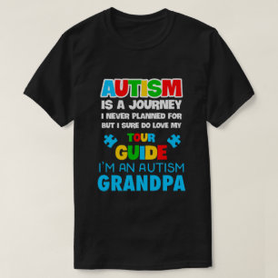 Camiseta O autismo é uma jornada que eu nunca planejei, Aut