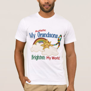 Camiseta O autismo ILUMINA MEUS netos do MUNDO 1