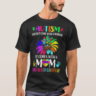 Camiseta O Autismo Não Vem Com As Peças De Quebra-cabeça Ma