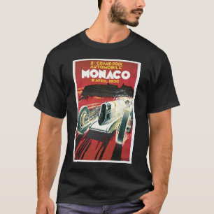 Camiseta ò Automóvel grande de Monaco de Prix