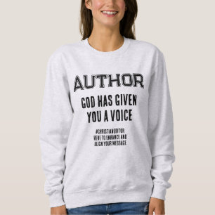 Camiseta O Autor DEUS DEU-LHE UM Cristão Personalizado de V