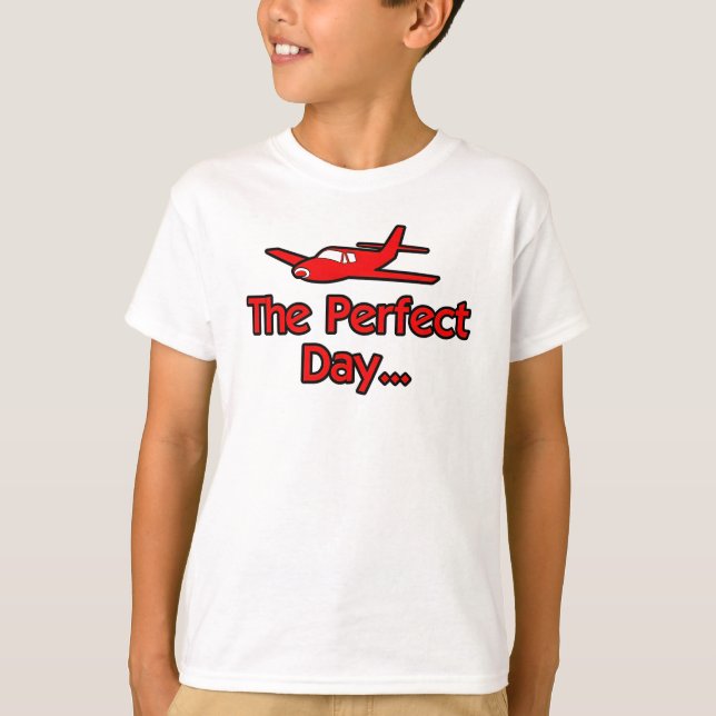 Camiseta O Avião do Dia Perfeito (Frente)