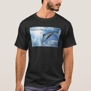 Camiseta O avião Hangar desligou no aeroporto.