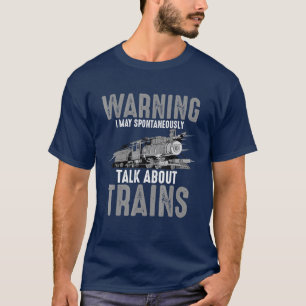 Camiseta O Aviso Bonito Pode Falar Espontaneamente Sobre Co