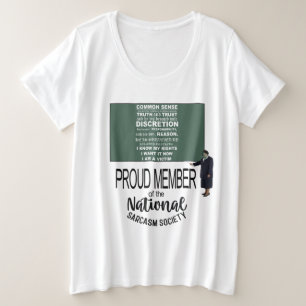 Camiseta O aviso da morte do senso comum Citação sarcástica