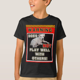 CAMISETA O AVISO DE JRT - NÃO JOGA BEM COM OUTRO!