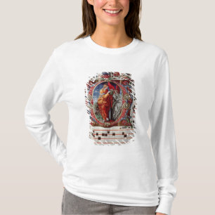 Camiseta O aviso, 'O inicial historiated