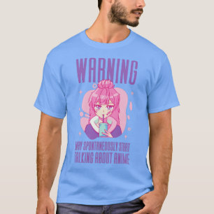 Camiseta O Aviso Pode Começar A Falar Sobre O Anime4