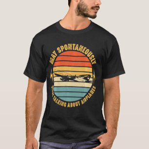Camiseta O Aviso Pode Falar Espontaneamente Sobre A Diversã