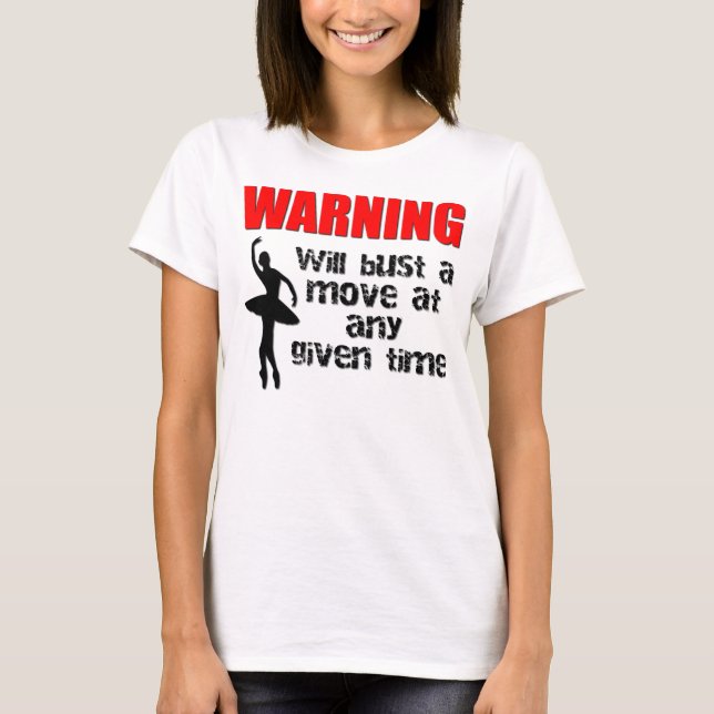 Camiseta O aviso - rebentará um movimento (Frente)
