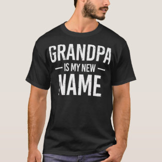 Camiseta O Avô Do Mens É O Meu Novo Nome Novo Avô Announcem