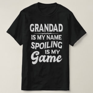 Camiseta O Avô É O Meu Nome A Estragar É O Meu Vovô De Jogo