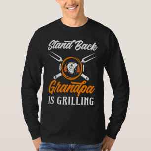 Camiseta O Avô Está Griling Griller Barbecue Ch