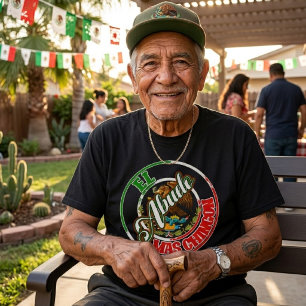 Camiseta O Avô Mais Chingon orgulho mexicano