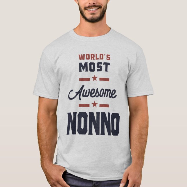 Camiseta O Avô Mais Incrível Não Engraçado Do Mundo (Frente)
