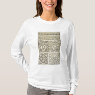 Camiseta O azulejo árabe projeta (o litho da cor)