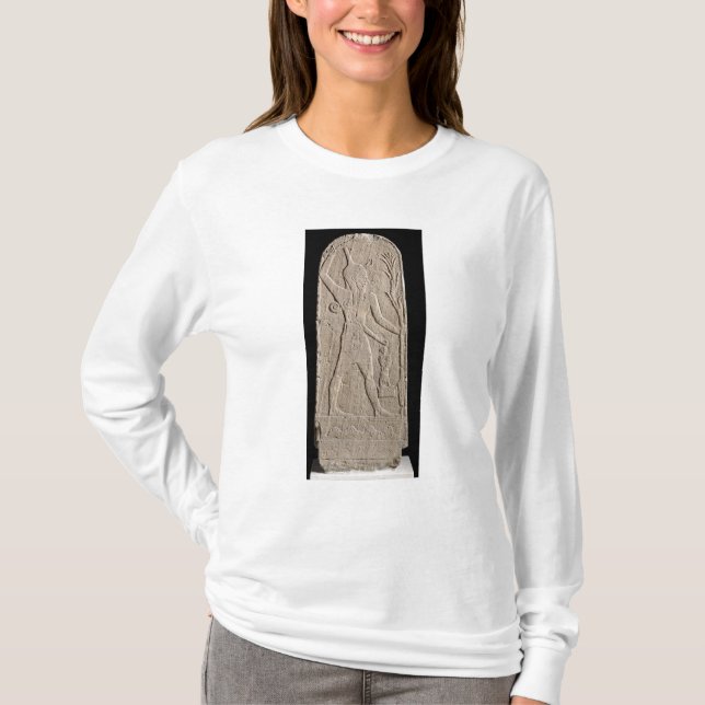 Camiseta O Baal do tempestade-deus com um raio (Frente)