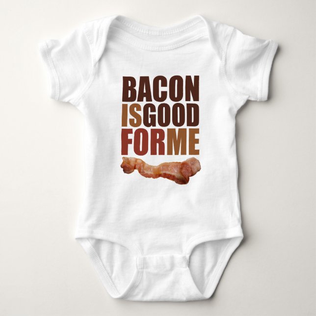 Camiseta O bacon é bom para mim (Frente)