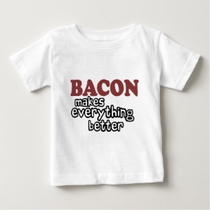 Camiseta o bacon faz tudo melhor