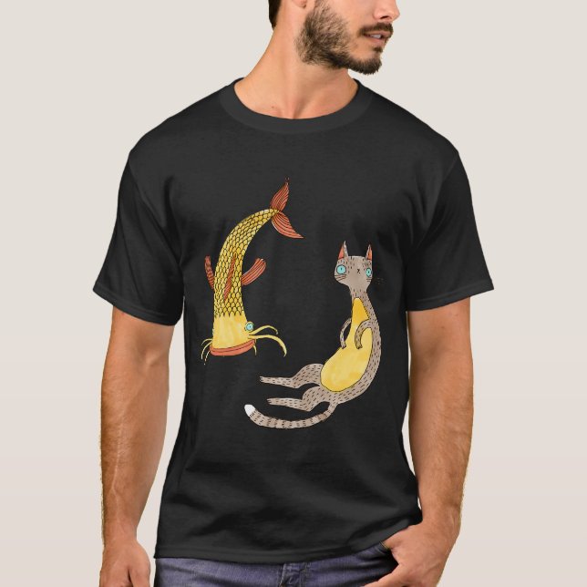 Camiseta O Bagre e o Gato (Frente)