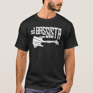 Camiseta O Baixista Guitarra Guitarrista Músico Baixo Rock