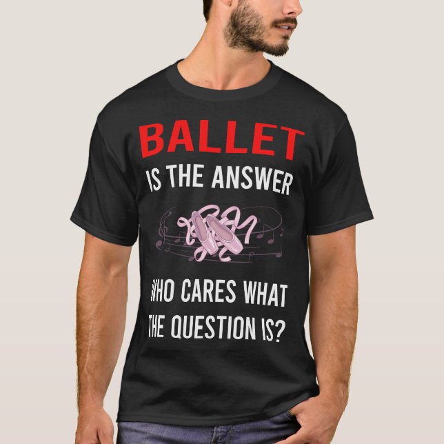 Camiseta O Ballet da Resposta Bailarina (Frente)
