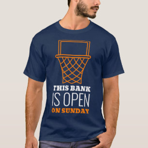 Camiseta O Banco Está Aberto No Domingo