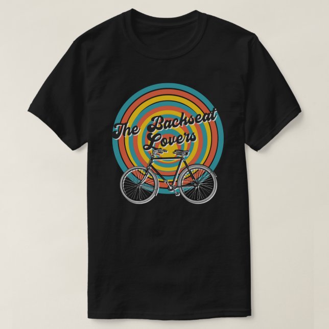 Camiseta O banco traseiro sobe no interior da Banda de Desi (Frente do Design)