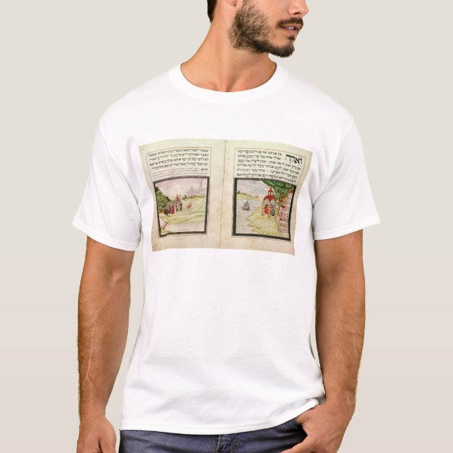 Camiseta O banimento de Hagar e de Ishmael (Frente)