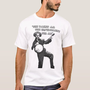 Camiseta O banjo Am o instrumento Fer mim