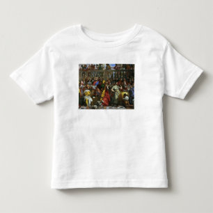 Camiseta O banquete do casamento em Cana, detalhe de