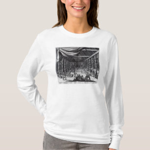 Camiseta O banquete real, ilustração