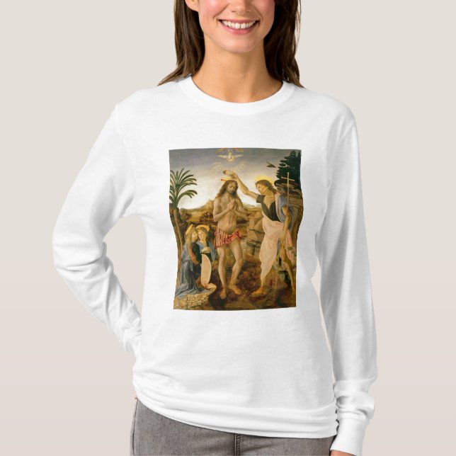 Camiseta O baptismo do cristo por John The Baptist (Frente)