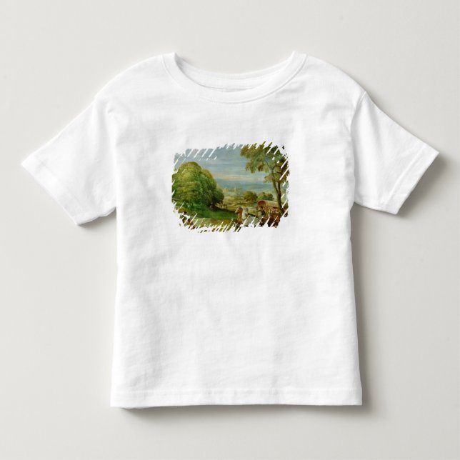 Camiseta O baptismo do Eunuch etíope (Frente)