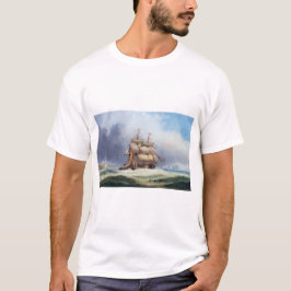 Camiseta O barco piloto da Ilha de Wright, 1887