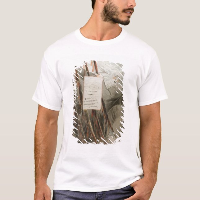 Camiseta O bardo: Um ode Pindaric, 'dos poemas de Thoma (Frente)
