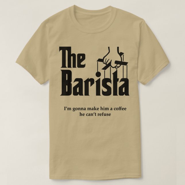Camiseta O Barista 7 (Frente do Design)