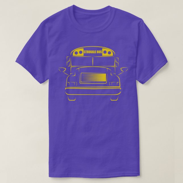 Camiseta O Barramento de Luta a Bordo (Frente do Design)