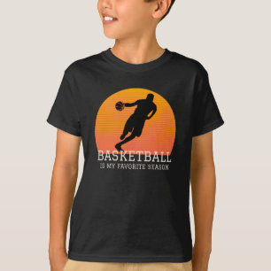 Camiseta O Basquete É A Minha Época Favorita.
