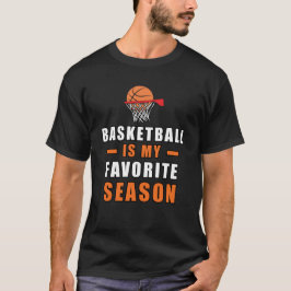 Camiseta O Basquete É A Minha Época Favorita