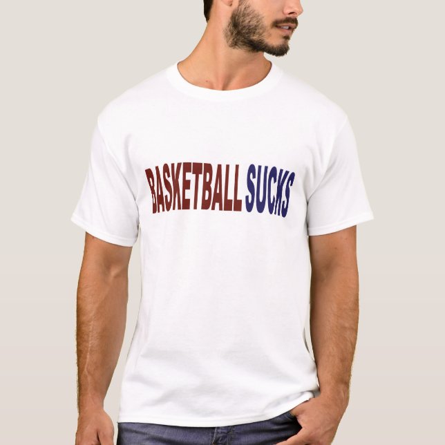 Camiseta O basquetebol suga (Frente)