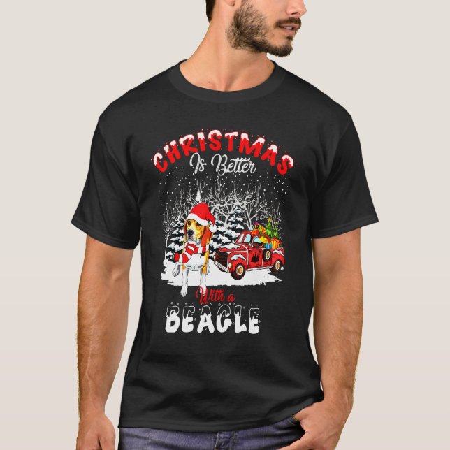 Camiseta O Beagle É Melhor Que A Árvore Leve Cachorra (Frente)