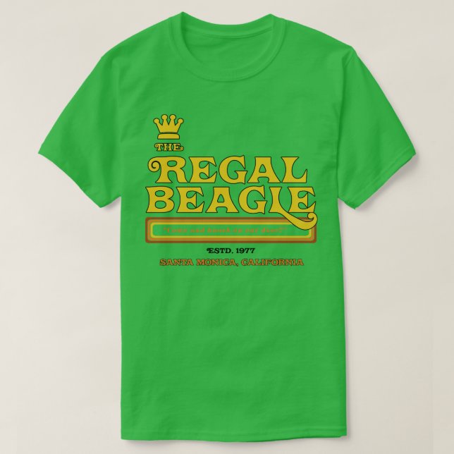Camiseta O Beagle Regal 1 (Frente do Design)