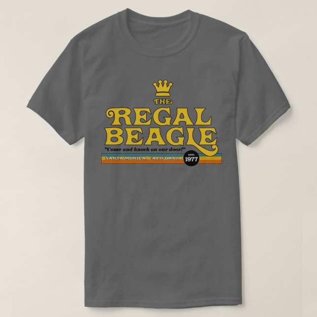Camiseta O Beagle Regal 3 (Frente do Design)
