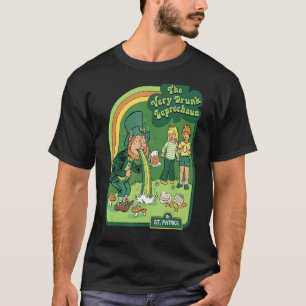 Camiseta O Bebado Leprechaun Rua Patrick S Day Happy P