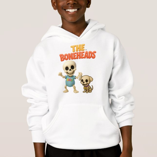 Camiseta O Bebê Boneheads e Waggles (Frente)