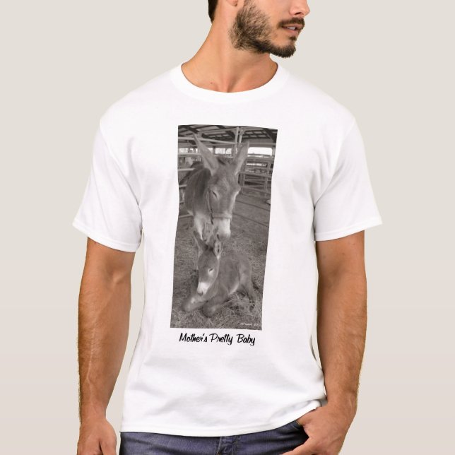 Camiseta O bebê bonito da mãe (Frente)
