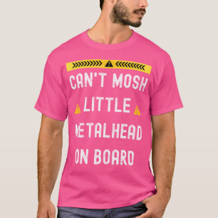 Camiseta O Bebê De Metal Pesado Não Consegue Mosh Pequeno M